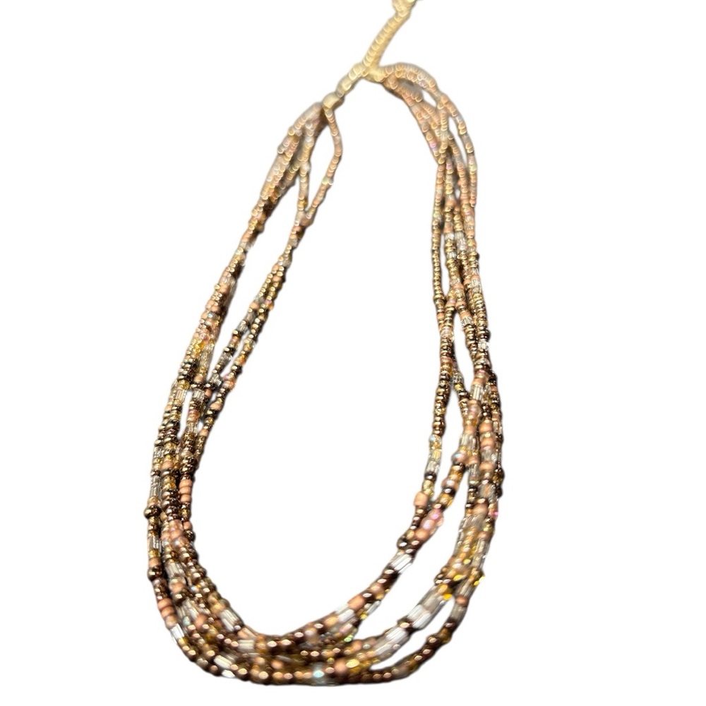 Chico’s Multi-Strand Beaded Necklace - Picture 2 of 3